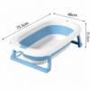 Foldable Baby Bath Tub with Adjustable Height & Anti-Slip Base