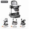 JOYOUS 3-in-1 Ergonomic Baby Highchair & Walker with Adjustable Height