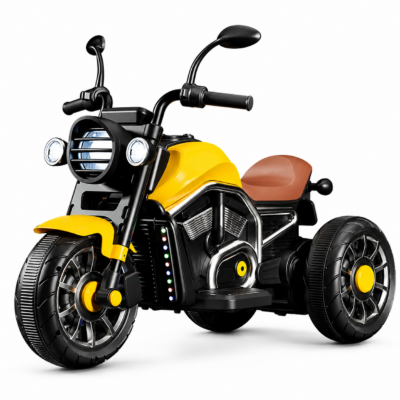 Harley-Style Dual Motor Kids Electric Ride-On Cruiser Bike