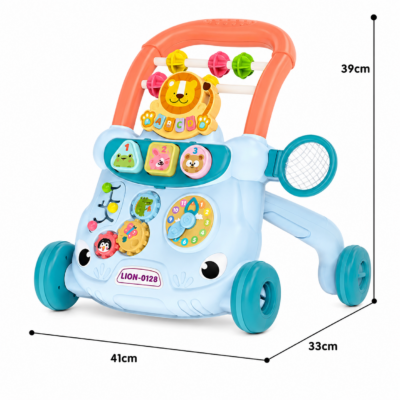 Lion 3-in-1 Baby Push Walker & Activity Center (JY-07)