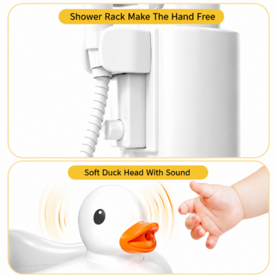 Duck Design Baby Bath Standing Support & Shower Tower