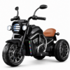 Harley-Style Dual Motor Kids Electric Ride-On Cruiser Bike