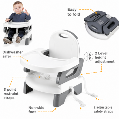 Mastela Convertible Fold-Up Baby Booster & Toddler Seat