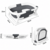 Foldable Baby Bath Tub with Real-Time Temperature Sensor
