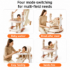 JOYOUS 3-in-1 Ergonomic Baby Highchair & Walker with Adjustable Height