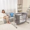 975965-7795afb7d66fee6deb4b0312087d8cab 4-in-1 Smart Electric Baby Bassinet with Remote Control
