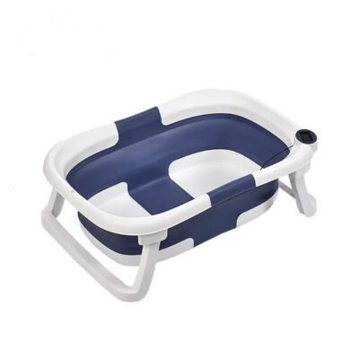 Foldable Baby Bath Tub with Real-Time Temperature Sensor