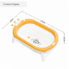 Foldable Ergonomic Baby Bath Tub with Crown Design