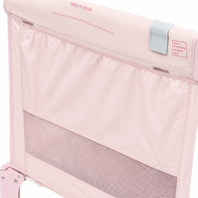 04 Arm’s Reach Original Co-Sleeper Portable Baby Bassinet Crib with Patterned Mattress (8111-BS)