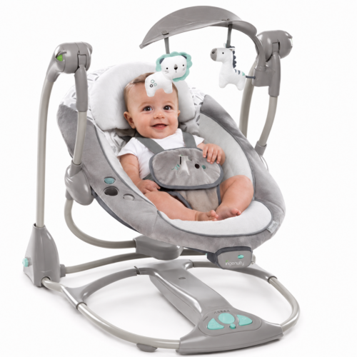 Ingenuity ConvertMe Swing-2-Seat Portable Baby Swing & Vibrating Seat (10037)