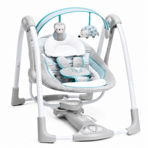 Ingenuity PowerAdapt Compact & Foldable Automatic Baby Swing (11440)