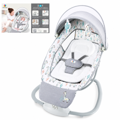 Mastela 3-in-1 Deluxe Multi-Functional Baby Bassinet & Electric Rocking Chair (8207)