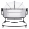Smart Electric Baby Bassinet & Mobile Crib with Lockable 360 Universal Wheels (8601)