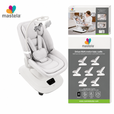 1 Mastela Electric Baby Swing Chair with 12 Lullabies & Toy Bar (8911)