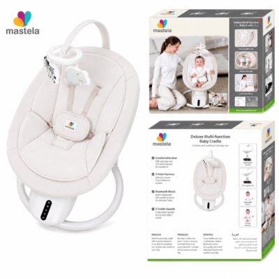 Mastela 360 Degree Rotation Electric Baby Swing Chair & Cradle (9311)