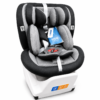 Convertible Baby Car Seat (0–18 kg / 0–4 Years) with Side Impact Protection & White Base (628)