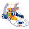 1 Joyous 2-in-1 Baby Piano Play Gym & Push Walker with Musical Keyboard (9881)