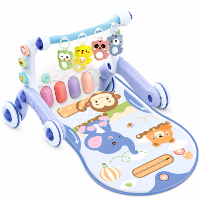 1 Joyous 2-in-1 Baby Musical Piano Play Mat & Walker with Interactive Shape Sorter (9892)