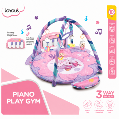 1 Joyous Infant Kick & Play Piano Gym Mat with Detachable Musical Keyboard (JY22)