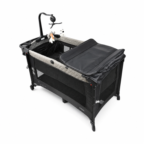Babify All-in-One Portable Baby Travel Cot & Playard with Diaper Changing Station (UP-650)