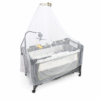 Kids Guard Portable Baby Travel Cot & Playpen with Mosquito Net Canopy & Music Toy Mobile (504)