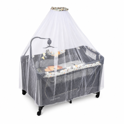 1 Kids Guard Portable Baby Crib & Playpen with Full Canopy Mosquito Net (860)
