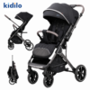 kidilo Lightweight Foldable Baby Stroller with Adjustable Handlebar & Canopy (K101)