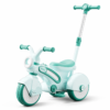 1 Convertible Toddler Tricycle Ride-On with Adjustable Push Handle & Quiet Wide Wheels (1667)