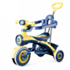 1 Convertible Toddler Push Trike with Adjustable Volume Music, Light & High Load Frame (T21)