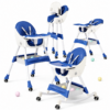 5-in-1 Convertible Baby Highchair & Rocking Chair with Double Layer Tray