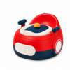 Cute Car Shape Baby Potty Training Toilet with Soft PU Cushion