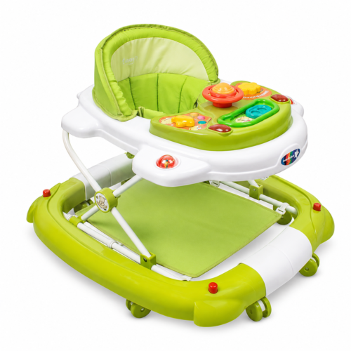 Infantes Convertible Baby Walker-Rocker Combo with Soft Footrest Mat & Steering Wheel (1078)