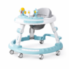 Convertible Baby Walker with Detachable Toy Tray, Push Bar & 8-Level Height Adjustment (217)