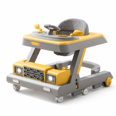 Car-Theme Baby Walker with Lights & Music Tray (272)