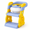 2-in-1 Kids Potty Training Seat with Adjustable Step Ladder & Safety Handles