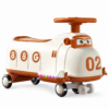 1 Kids Airplane Twist Car – Ride-On Wiggle Car with Smooth Silent Wheels
