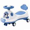 Astronaut-Themed Ride-On Swing Car with LED Flashing Wheels