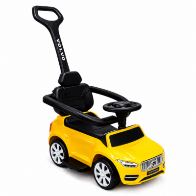 1 Classic Volvo Kids Push Car with Parent Control Handle & Steering Wheel