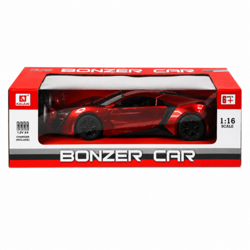 Racing Bonzer RC Car with Rechargeable Battery and LED Lights
