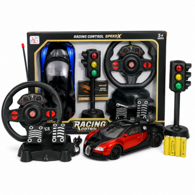 RC Gravity Sensor Racing Car SpeedX with Steering Wheel & Pedal Controller