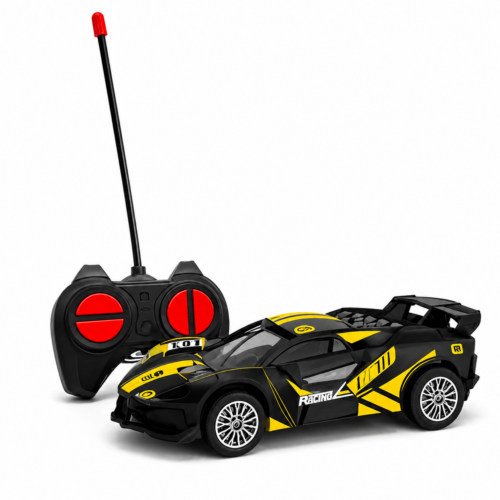 High-Speed RC Racing Car – Black & Yellow Edition