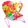 Hu Baby Music & Soothe Bouncer with Vibrations, Safety Harness & Toy Bar
