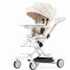 3-in-1 Multifunction Convertible Baby Stroller & High Chair with 360° Rotatable Seat