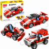 3-in-1 Future Flyer, Space Station & Fighter Jet Building Brick Set (168+ Pcs)