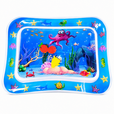 Baby Inflatable Water Play Mat – Ocean Theme Tummy Time Crawling Pad