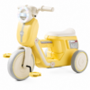 3-Wheel Musical Kids Tricycle with Headlight & Tool-Free Easy Assembly