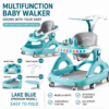 3-in-1 Multifunctional Baby Walker with Light-Up Music Tray, Canopy & Push Handle (888)