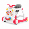 Multi-Functional Bunny Baby Walker with Interactive Musical Toy Panel & Speed-Control Wheels