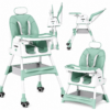 Multi-Positional Convertible Baby Highchair with Recline & Storage