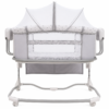 Smart Electric Baby Bassinet & Mobile Crib with Lockable 360 Universal Wheels (8601)